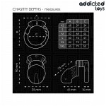 ADDICTED TOYS LOCKED - CHASTITY DEPTHS PENISKÃFIG 7,5 CM